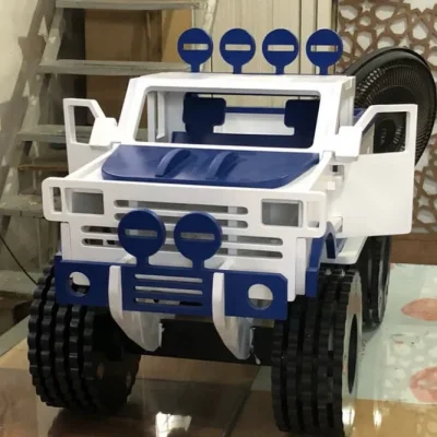 4WD Off-Road Truck Toy CNC DXF SVG Free Download CNC laser cut design