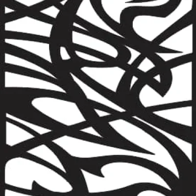 Abstract Flowing Vines CNC DXF SVG Free Download CNC laser cut design