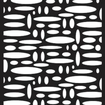 Abstract Oval Pattern Panel CNC DXF SVG Free Download CNC laser cut design