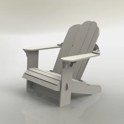Adirondack Chair CNC DXF SVG Free Download CNC laser cut design