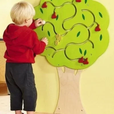 Apple Tree Wall Activity Panel CNC DXF SVG Free Download CNC laser cut design