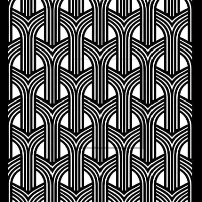 Art Deco Geometric Panel CNC DXF SVG Free Download CNC laser cut design