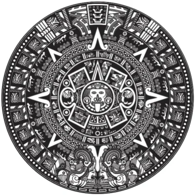 Aztec Calendar Stone CNC DXF SVG Free Download CNC laser cut design