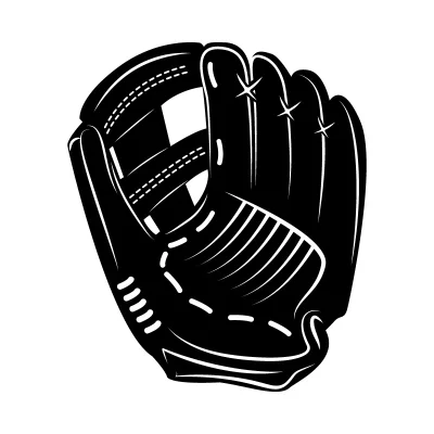 Baseball Glove Sports CNC DXF SVG Free Download CNC laser cut design