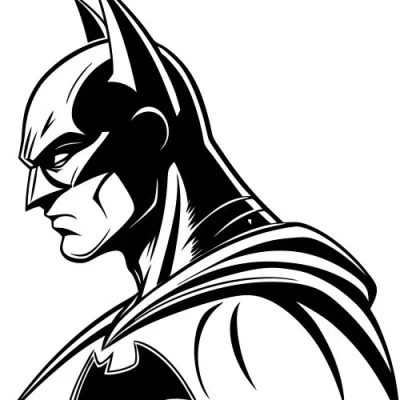 Batman Dark Knight Portrait CNC DXF SVG Free Download CNC laser cut design