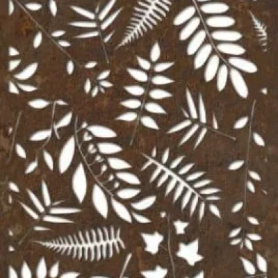 Botanical Leaves Panel CNC DXF SVG Free Download CNC laser cut design