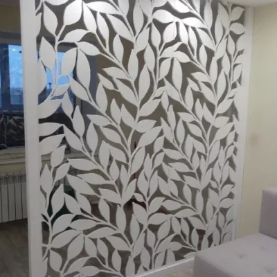 Botanical Leaves Screen Panel CNC DXF SVG Free Download CNC laser cut design