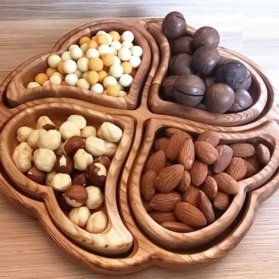 Brain Serving Bowl Compartment CNC DXF SVG Free Download CNC laser cut design