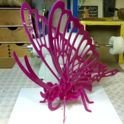 Butterfly Wings Wall Art CNC DXF SVG Free Download CNC laser cut design