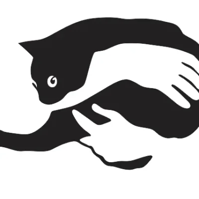 Cat Human Hands Hug CNC DXF SVG Free Download CNC laser cut design