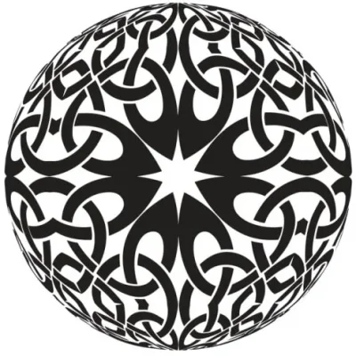 Celtic Knot Mandala Circle CNC DXF SVG Free Download CNC laser cut design