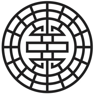 Chinese Longevity Symbol Circle CNC DXF SVG Free Download CNC laser cut design
