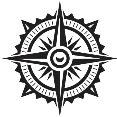 Compass Navigation Rose CNC DXF SVG Free Download CNC laser cut design