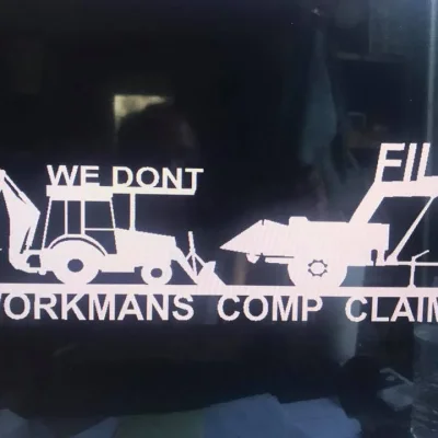 Construction Equipment Workman’s Comp Claims DXF SVG Free Download CNC laser cut design