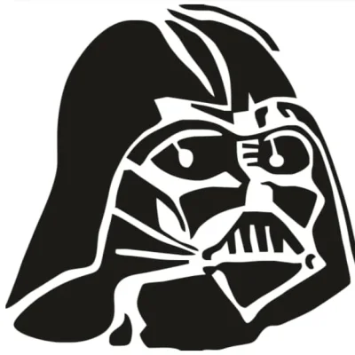 Darth Vader Helmet Star Wars CNC DXF SVG Free Download CNC laser cut design