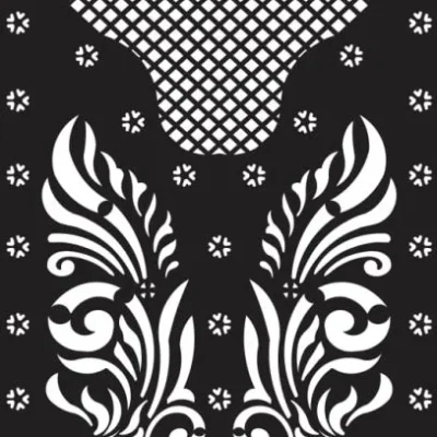 Decorative Angel Wings Pattern CNC DXF SVG Free Download CNC laser cut design