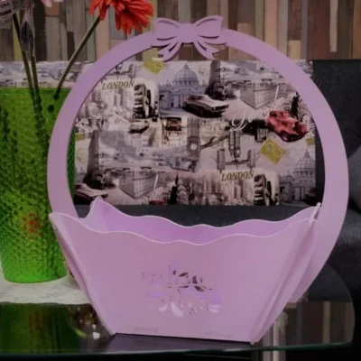 Decorative Basket Handle London Design CNC DXF SVG Free Download CNC laser cut design