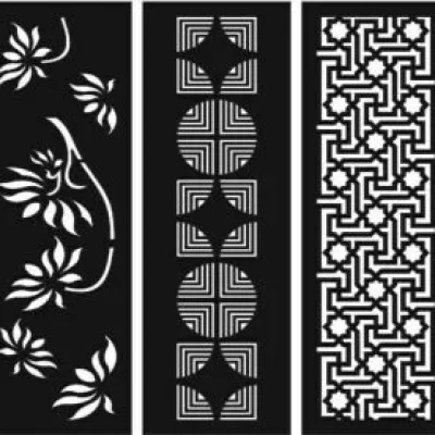 Decorative Border Panel Set CNC DXF SVG Free Download CNC laser cut design