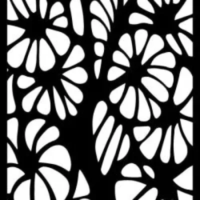 Decorative Floral Panel CNC DXF SVG Free Download CNC laser cut design