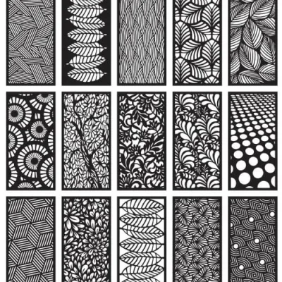 Decorative Panel Collection CNC DXF SVG Free Download CNC laser cut design