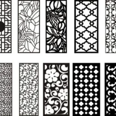 Decorative Panel Patterns CNC DXF SVG Free Download CNC laser cut design