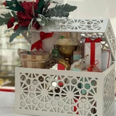 Decorative Storage Box Geometric Pattern CNC DXF SVG Free Download CNC laser cut design