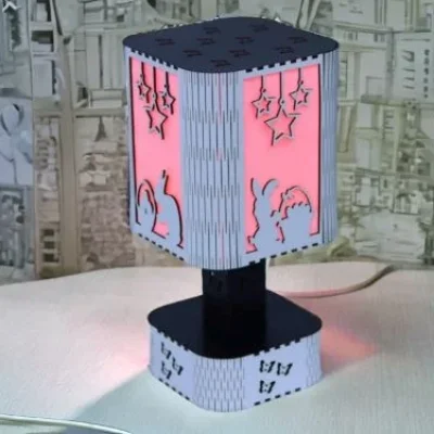 Decorative Table Lamp CNC DXF SVG Free Download CNC laser cut design