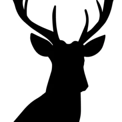 Deer Head Silhouette CNC DXF SVG Free Download CNC laser cut design