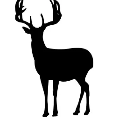 Deer Stag Silhouette CNC DXF SVG Free Download CNC laser cut design