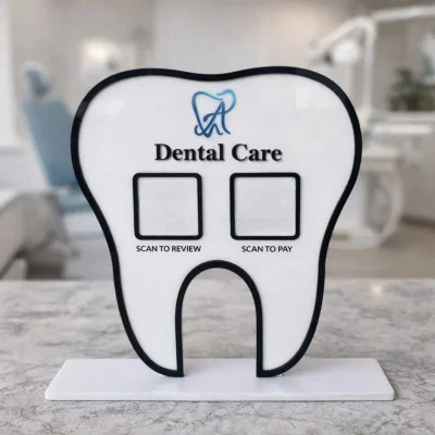 Dental Tooth Payment Stand CNC DXF SVG Free Download CNC laser cut design