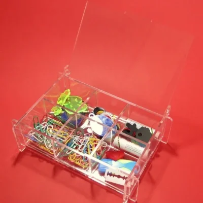 Desktop Organizer Box CNC DXF SVG Free Download CNC laser cut design