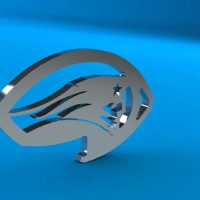 Dragon Head Profile Ring CNC DXF SVG Free Download CNC laser cut design