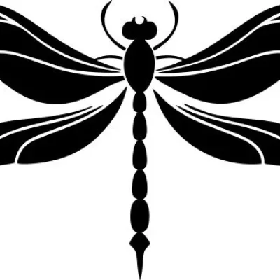 Elegant Dragonfly Wings CNC DXF SVG Free Download CNC laser cut design