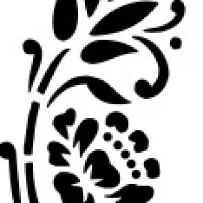 Floral Border Vertical CNC DXF SVG Free Download CNC laser cut design