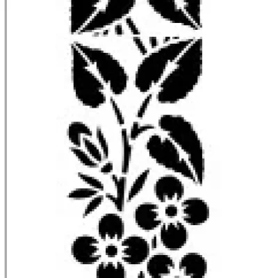 Floral Border Vine Pattern CNC DXF SVG Free Download CNC laser cut design