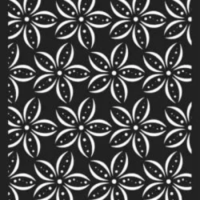 Floral Geometric Panel CNC DXF SVG Free Download CNC laser cut design