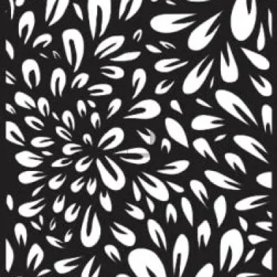 Floral Leaf Decorative Screen Panel CNC DXF SVG Free Download CNC laser cut design