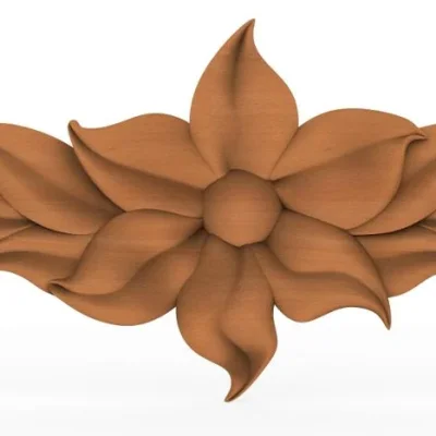 Floral Rosette Ornamental Panel CNC DXF SVG Free Download CNC laser cut design