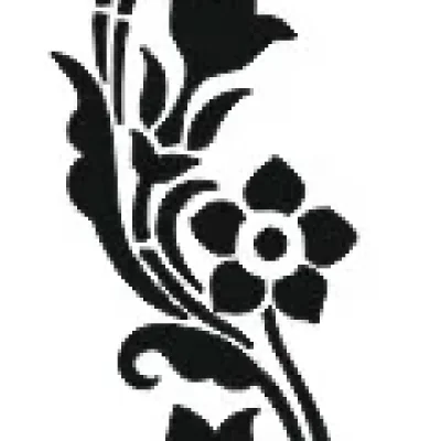 Floral Vine Border CNC DXF SVG Free Download CNC laser cut design