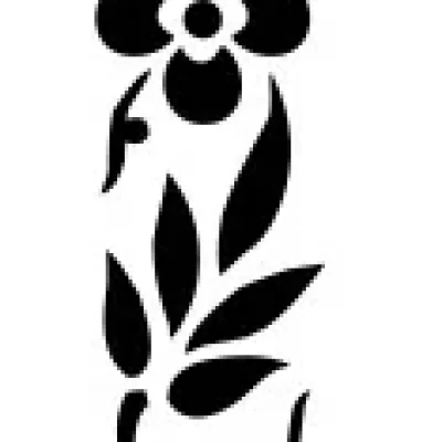 Floral Vine Border Pattern CNC DXF SVG Free Download CNC laser cut design