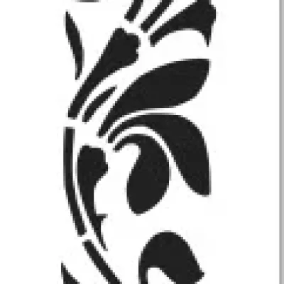 Floral Vine Border Strip CNC DXF SVG Free Download CNC laser cut design