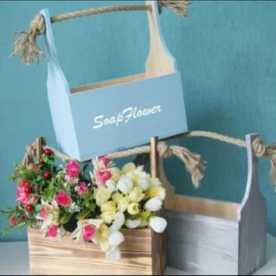 Flower Basket Planter CNC DXF SVG Free Download CNC laser cut design