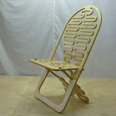 Folding Chair Furniture CNC DXF SVG Free Download CNC laser cut design