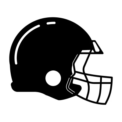Football Helmet Sports CNC DXF SVG Free Download CNC laser cut design