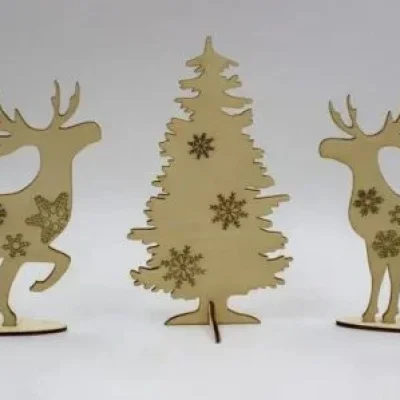 Free Laser Cut Files Christmas Ornament DXF Files E1728171825451 — Free CNC File CNC laser cut design