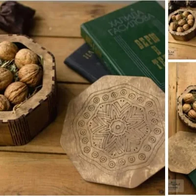 Geometric Mandala Coaster CNC DXF SVG Free Download CNC laser cut design