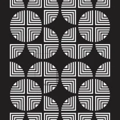 Geometric Star Pattern Grid CNC DXF SVG Free Download CNC laser cut design