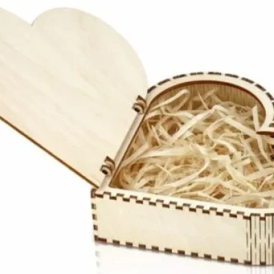 Heart Shaped Gift Box CNC DXF SVG Free Download CNC laser cut design