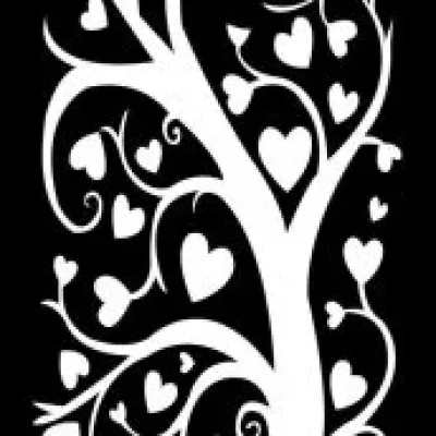 Heart Tree Love Branch CNC DXF SVG Free Download CNC laser cut design