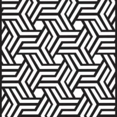 Hexagonal Geometric Pattern CNC DXF SVG Free Download CNC laser cut design